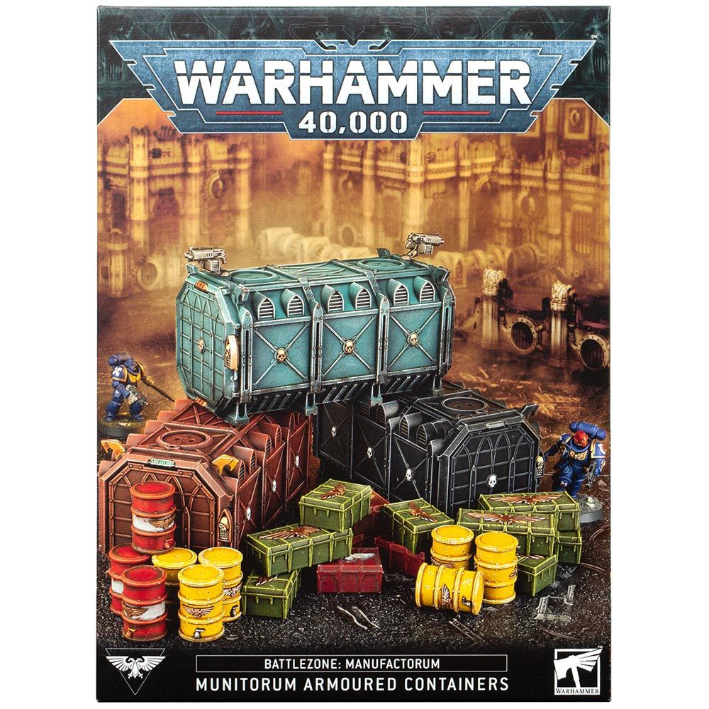 

Набор миниатюр Warhammer Games Workshop, Battlezone: Manufactorum. Munitorum Armoured Containers