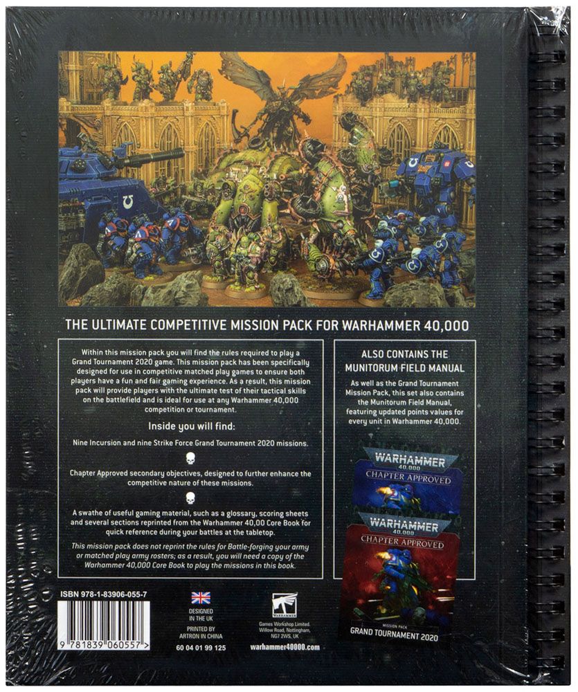 Книга Games Workshop Chapter Approved: Grand Tournament 2020 Mission Pack and Munitorum Field Manual 40-10 - фото 2