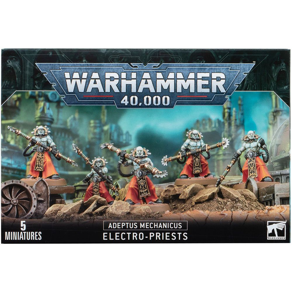 Набор миниатюр Warhammer Games Workshop Adeptus Mechanicus: Electro-Priests 59-15 - фото 1