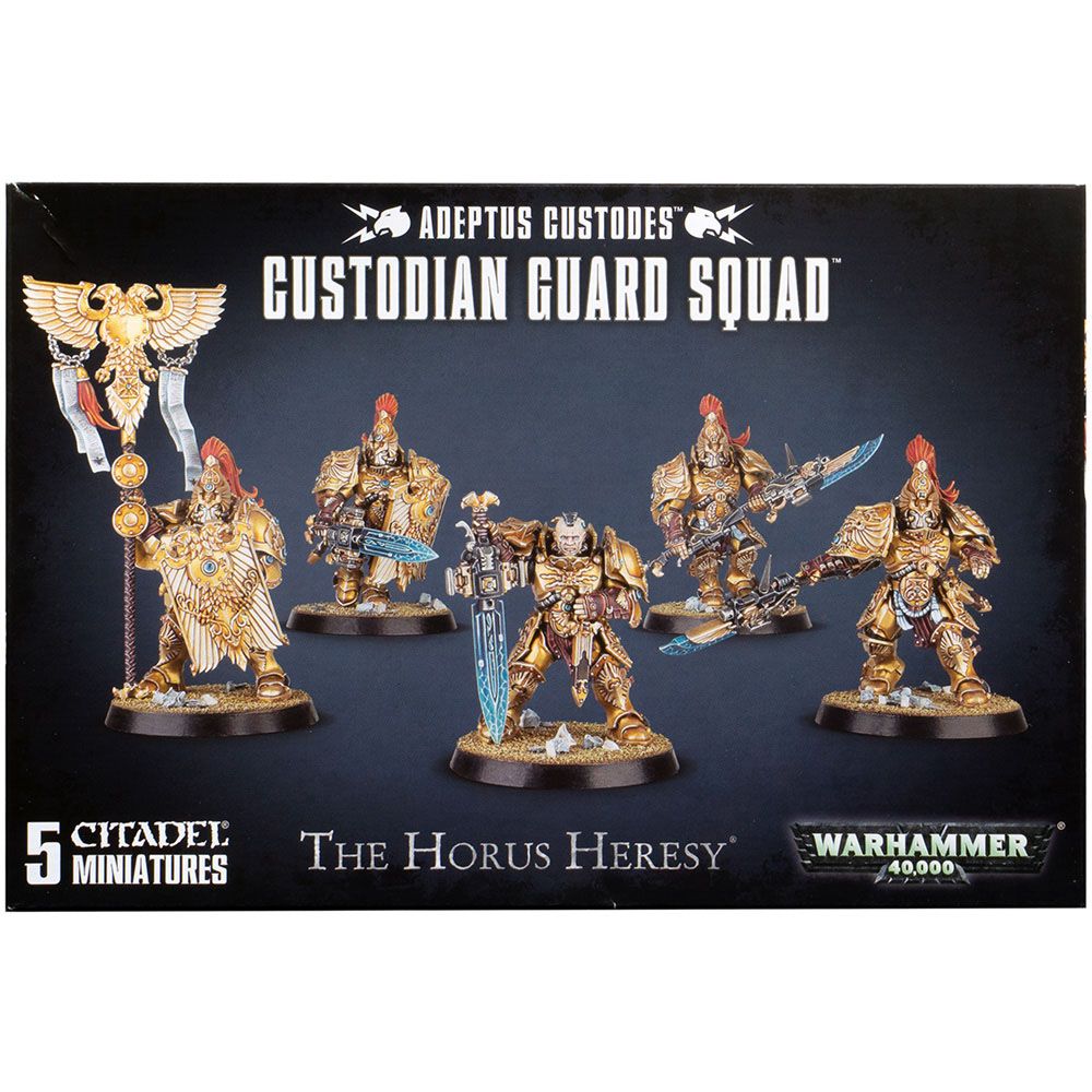 Набор миниатюр Warhammer Games Workshop Adeptus Custodes Custodian Guard 01-07