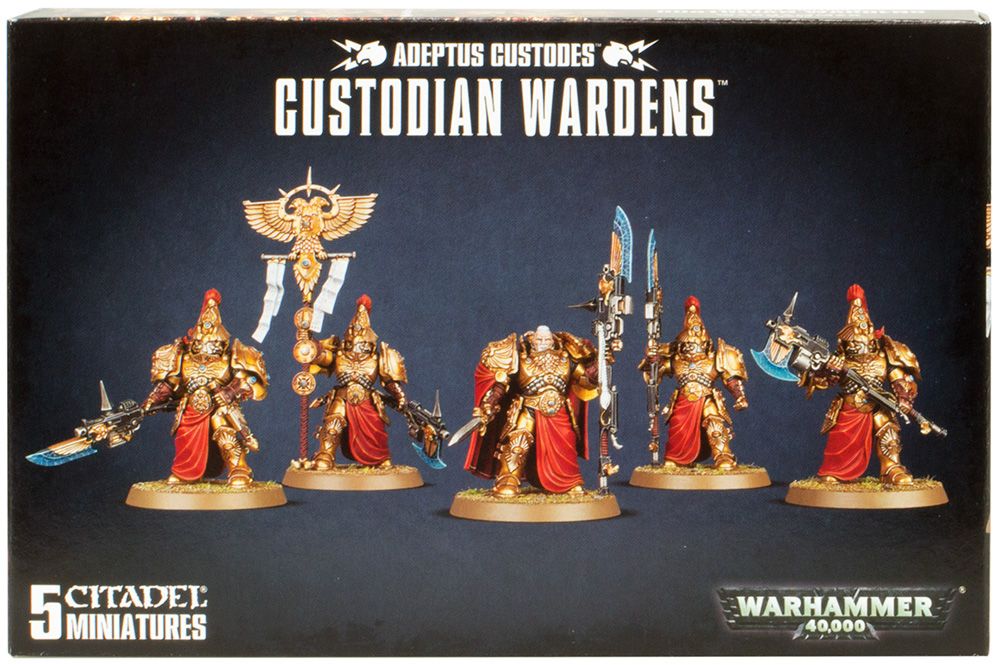 Набор миниатюр Warhammer Games Workshop Adeptus Custodes Custodian Wardens 01-11