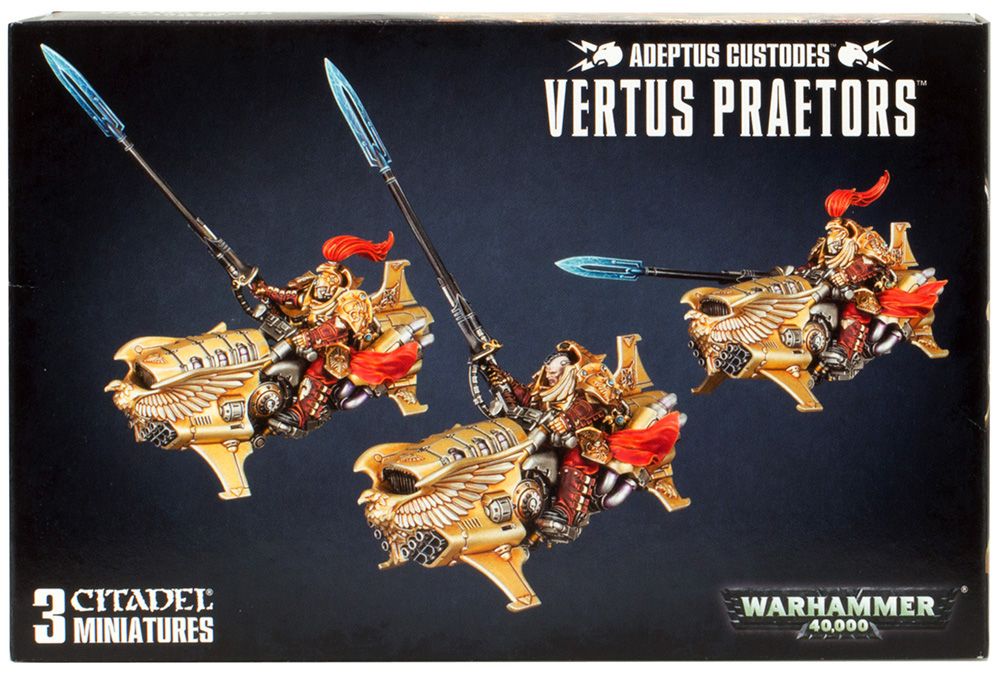 Набор миниатюр Warhammer Games Workshop Adeptus Custodes Vertus Praetors 01-12 - фото 1
