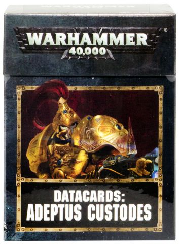 Datacards: Adeptus Custodes 8th edition 