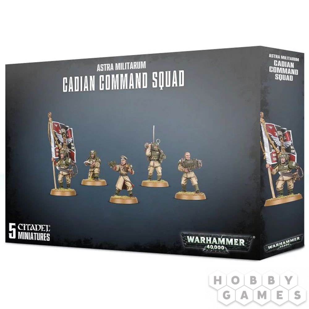 Astra Militarum Cadian Command Squad (2019)