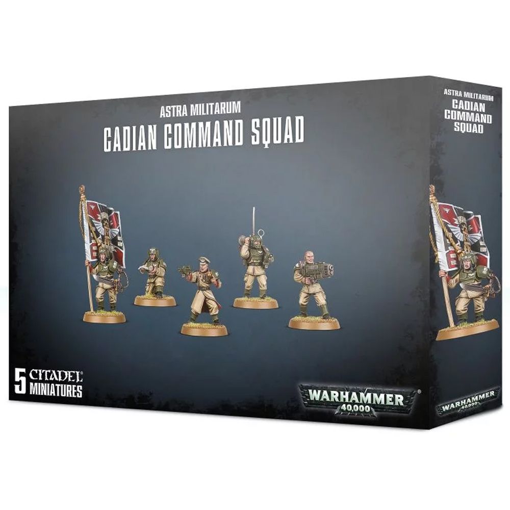 Games Workshop Astra Militarum Cadian Command Squad 47-09