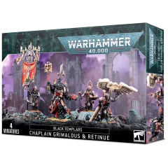 Black Templars: Chaplain Grimaldus and Retinue