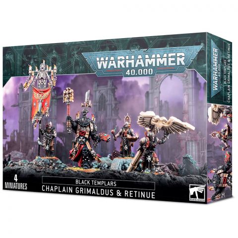 Black Templars: Chaplain Grimaldus and Retinue