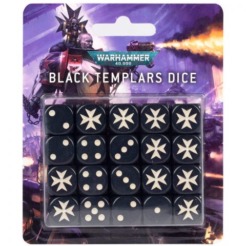 Black Templars Dice Set