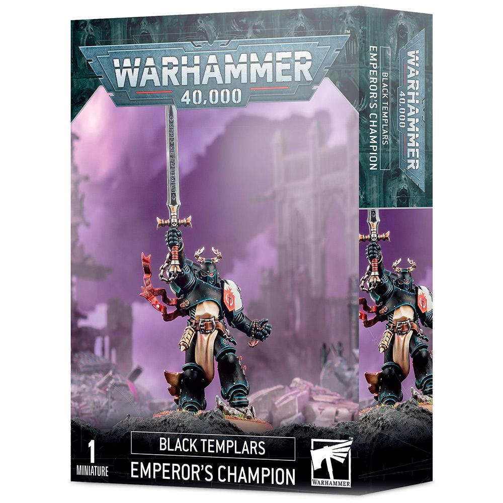 Набор миниатюр Warhammer Games Workshop Black Templars: Emperor's Champion 55-46