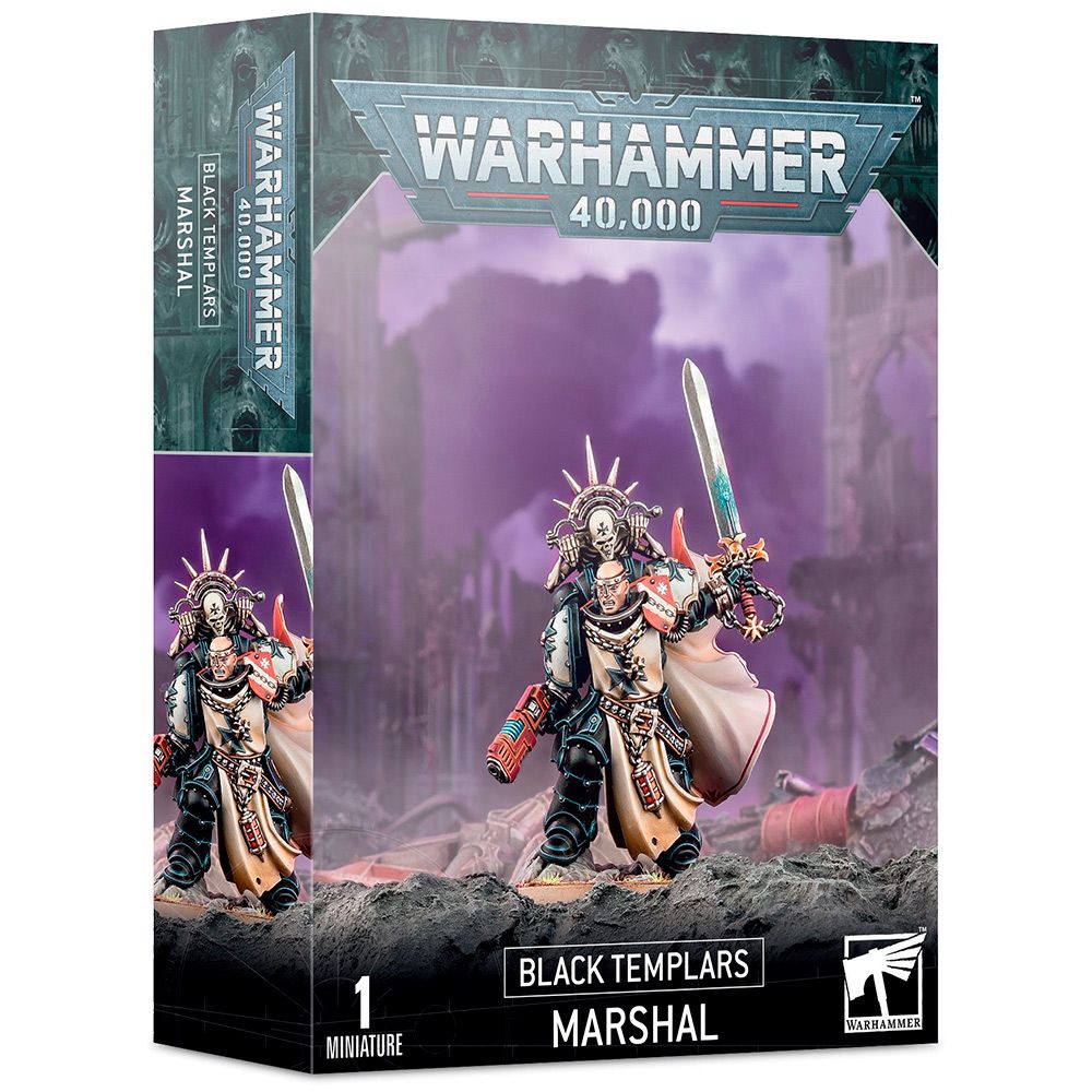 Набор миниатюр Warhammer Games Workshop Black Templars: Marshal 55-48 - фото 1