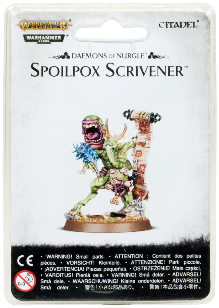 Набор миниатюр Warhammer Games Workshop Daemons of Nurgle: Spoilpox Scrivener 83-47