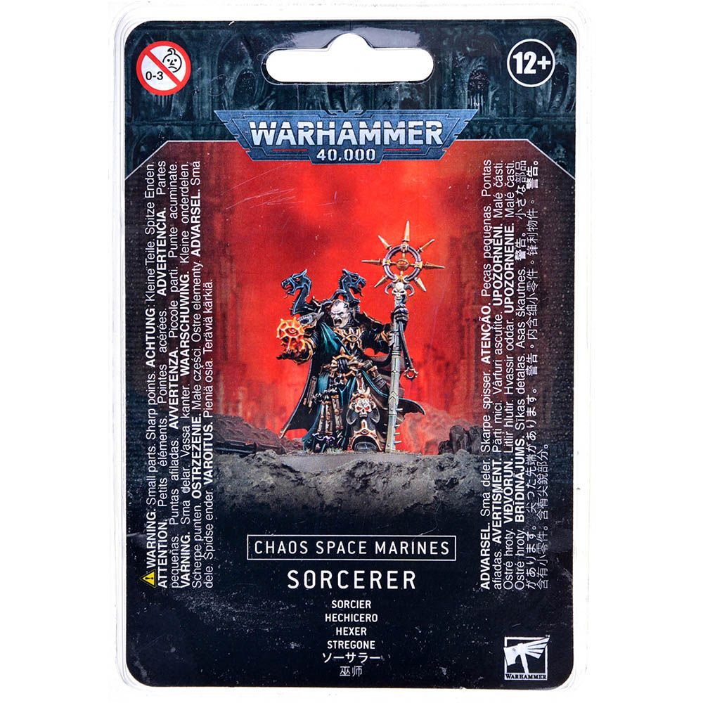 Набор миниатюр Warhammer Games Workshop Chaos Space Marines: Sorcerer (2022) 43-69 Chaos Space Marines: Sorcerer (2022) - фото 1
