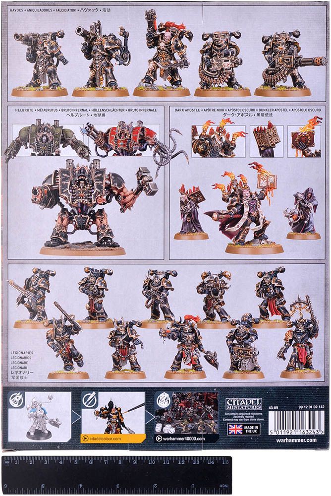 Набор миниатюр Warhammer Games Workshop Combat Patrol: Chaos Space Marines 43-89 - фото 2