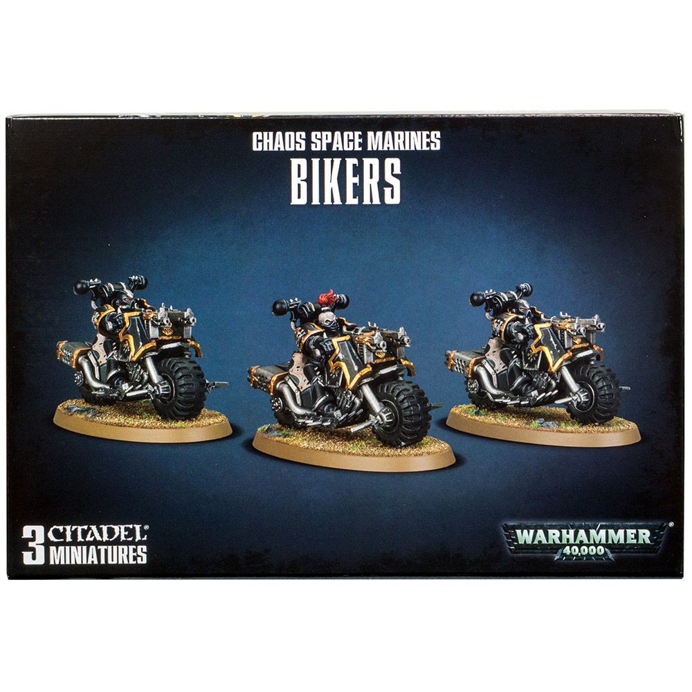 Набор миниатюр Warhammer Games Workshop Chaos Space Marines Bikers 43-08