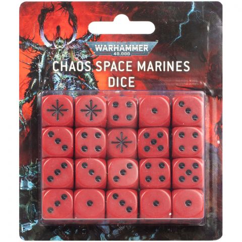 Chaos Space Marines Dice Set (2022)