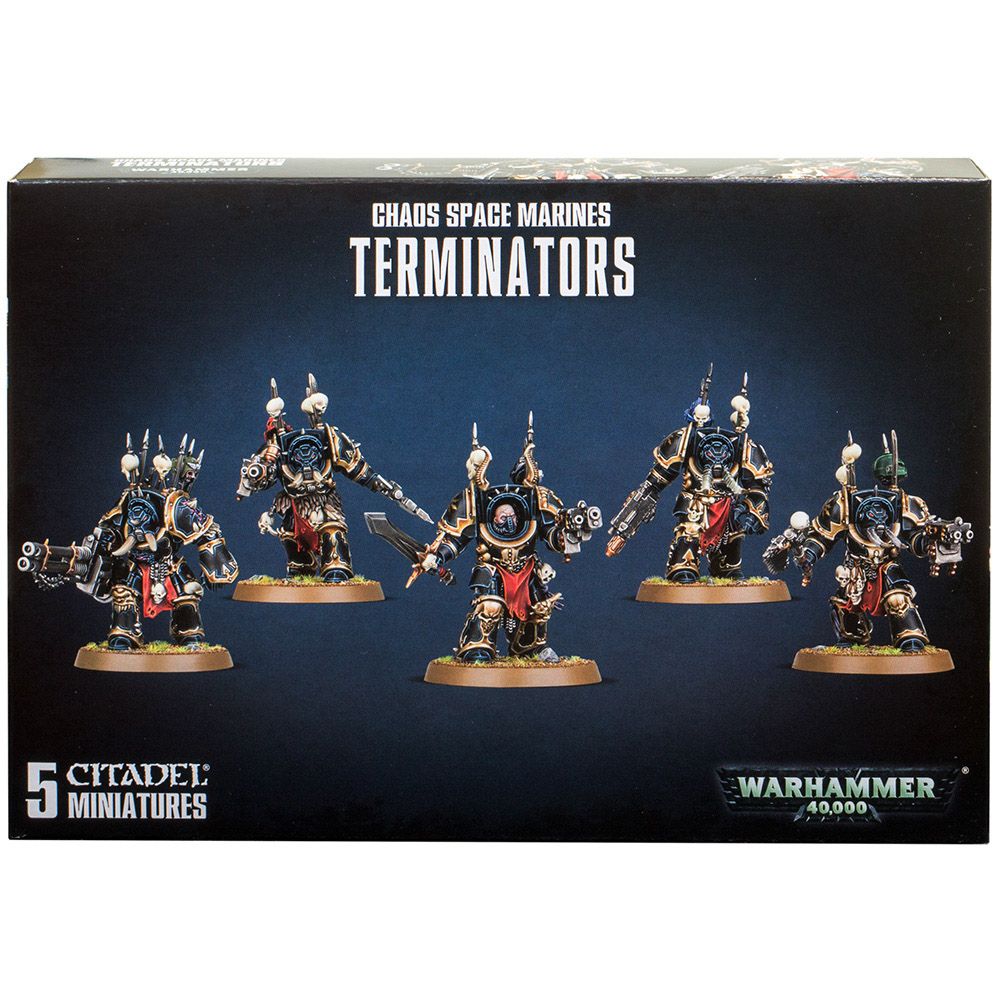 

Набор миниатюр Warhammer Games Workshop, Chaos Space Marine Terminators 2019