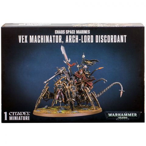 Chaos Space Marines Vex Machinator, Arch-Lord Discordant