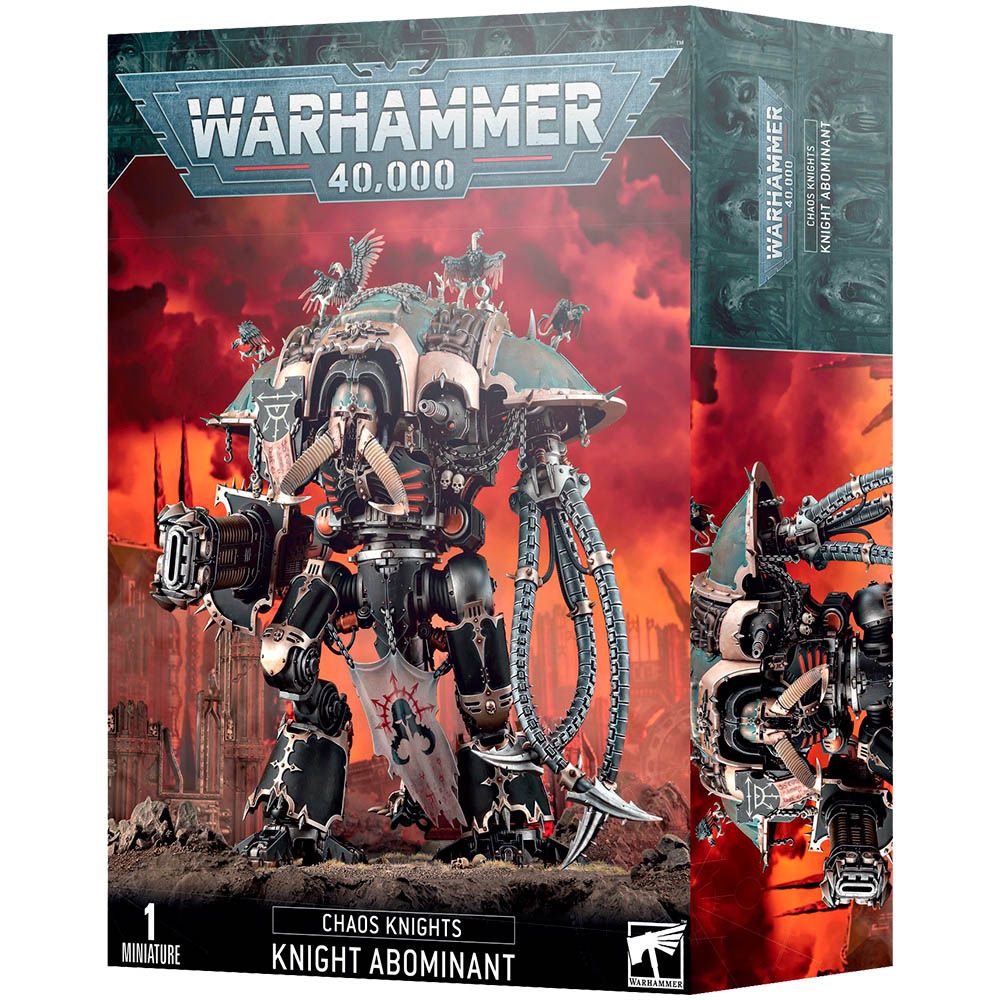 Набор миниатюр Warhammer Games Workshop Chaos Knights: Knight Abominant 43-63 - фото 1