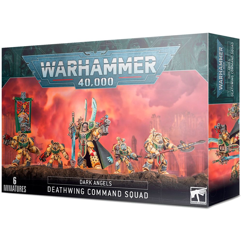 Набор миниатюр Warhammer Games Workshop Dark Angels: Deathwing Command Squad 44-10 - фото 1