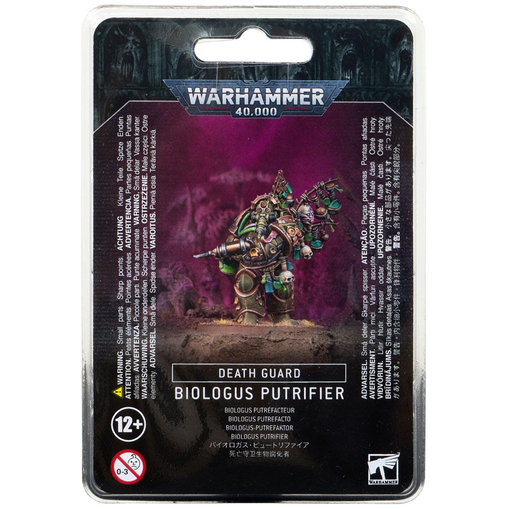 Набор миниатюр Warhammer Games Workshop Death Guard Biologus Putrifier 43-24