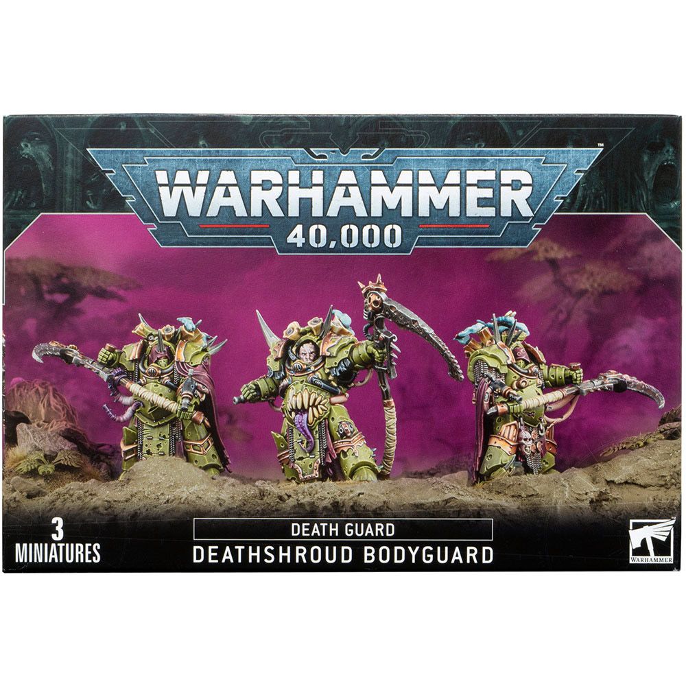 Набор миниатюр Warhammer Games Workshop Death Guard: Deathshroud Bodyguard 43-50 - фото 1