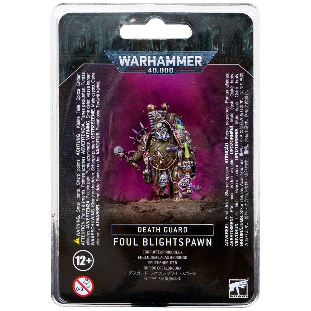 Набор миниатюр Warhammer Games Workshop Death Guard: Foul Blightspawn 43-46 - фото 1
