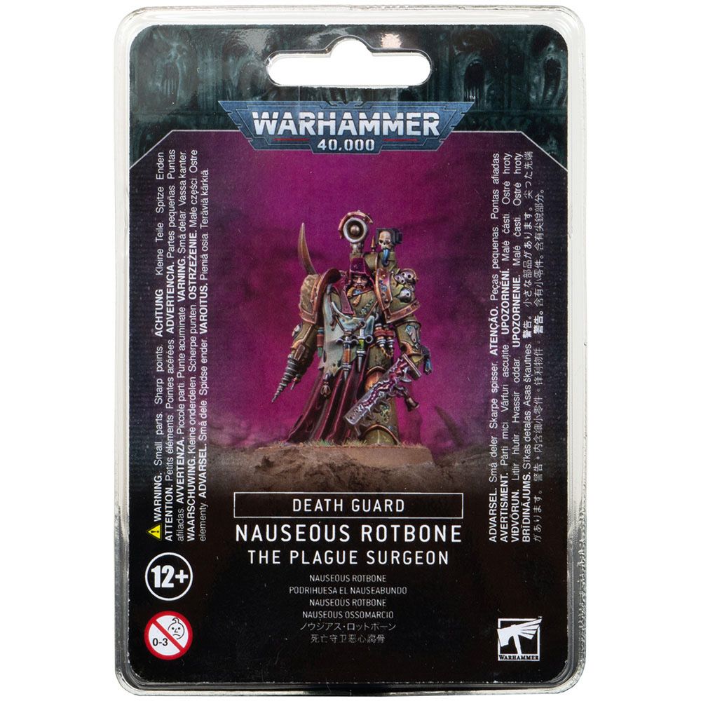 Набор миниатюр Warhammer Games Workshop Death Guard Nauseous Rotbone The Plague Surgeon 43-29