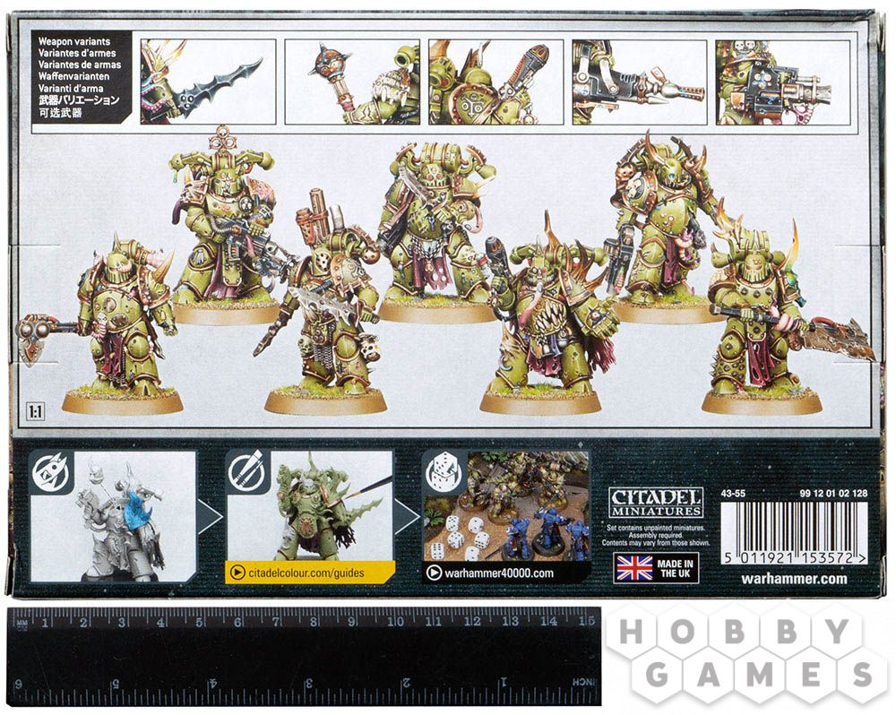 Warhammer 40000 Death Guard PLAGUE MARINES Single Models - Foto 2
