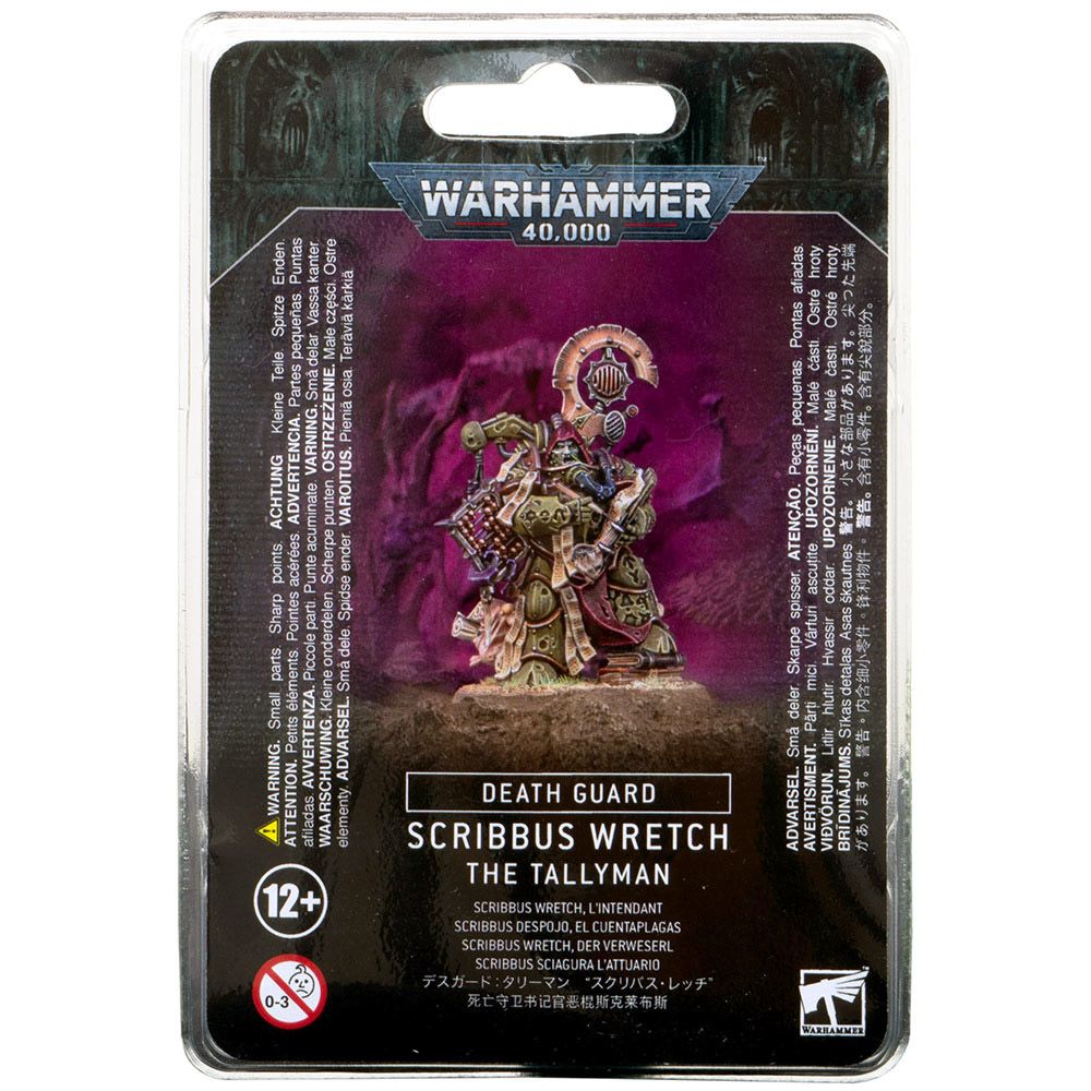 Набор миниатюр Warhammer Games Workshop Death Guard: Scribbus Wretch the Tallyman 43-45