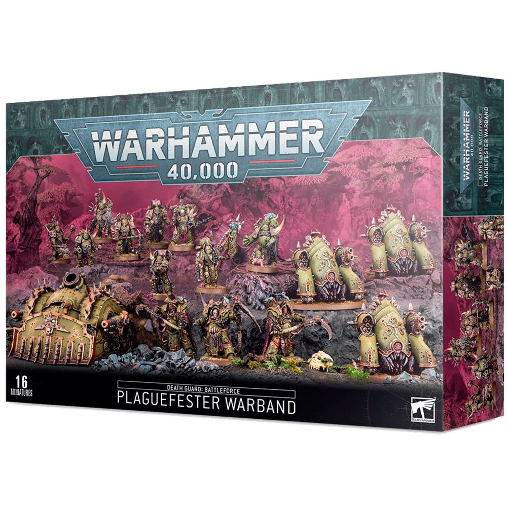 

Набор миниатюр Warhammer Games Workshop, Death Guard: Plaguefester Warband