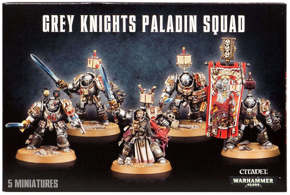 Набор миниатюр Warhammer Games Workshop Grey Knights Paladins 57-09 - фото 1