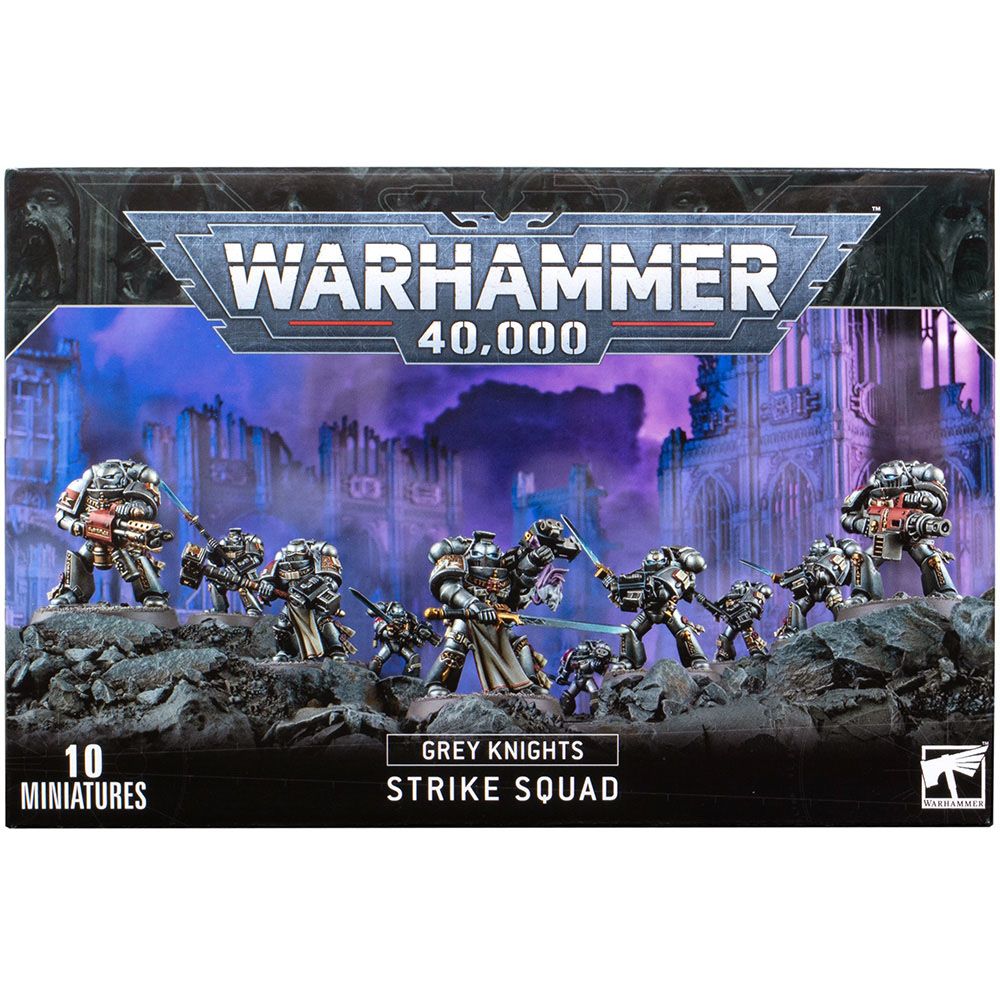 Набор миниатюр Warhammer Games Workshop Grey Knights: Strike Squad 57-08 - фото 1