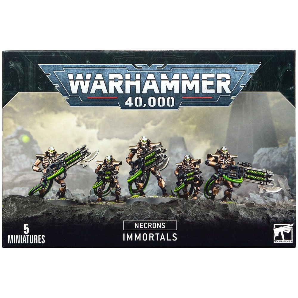 

Набор миниатюр Warhammer Games Workshop, Necron Immortals