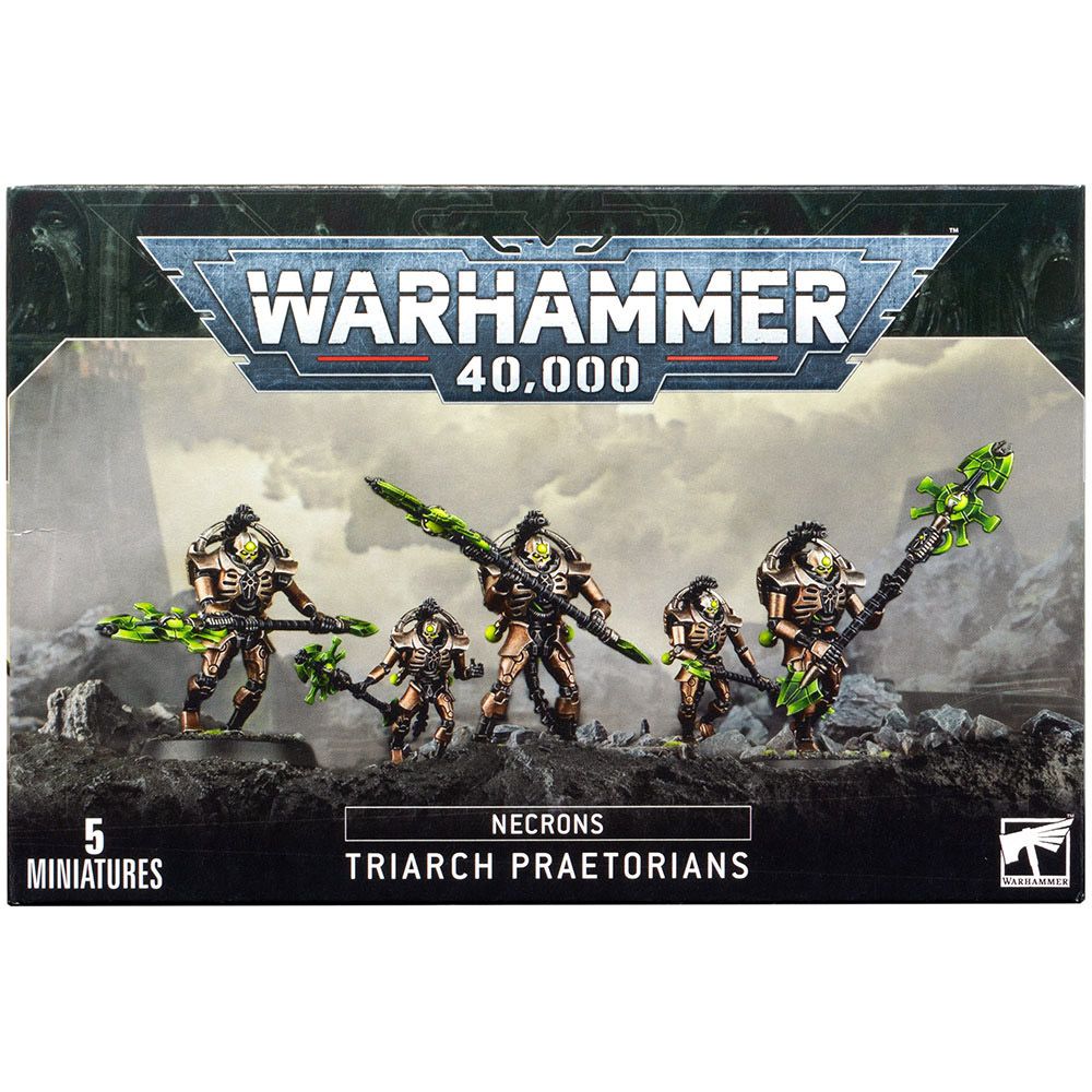 

Набор миниатюр Warhammer Games Workshop, Necron Triarch Praetorians