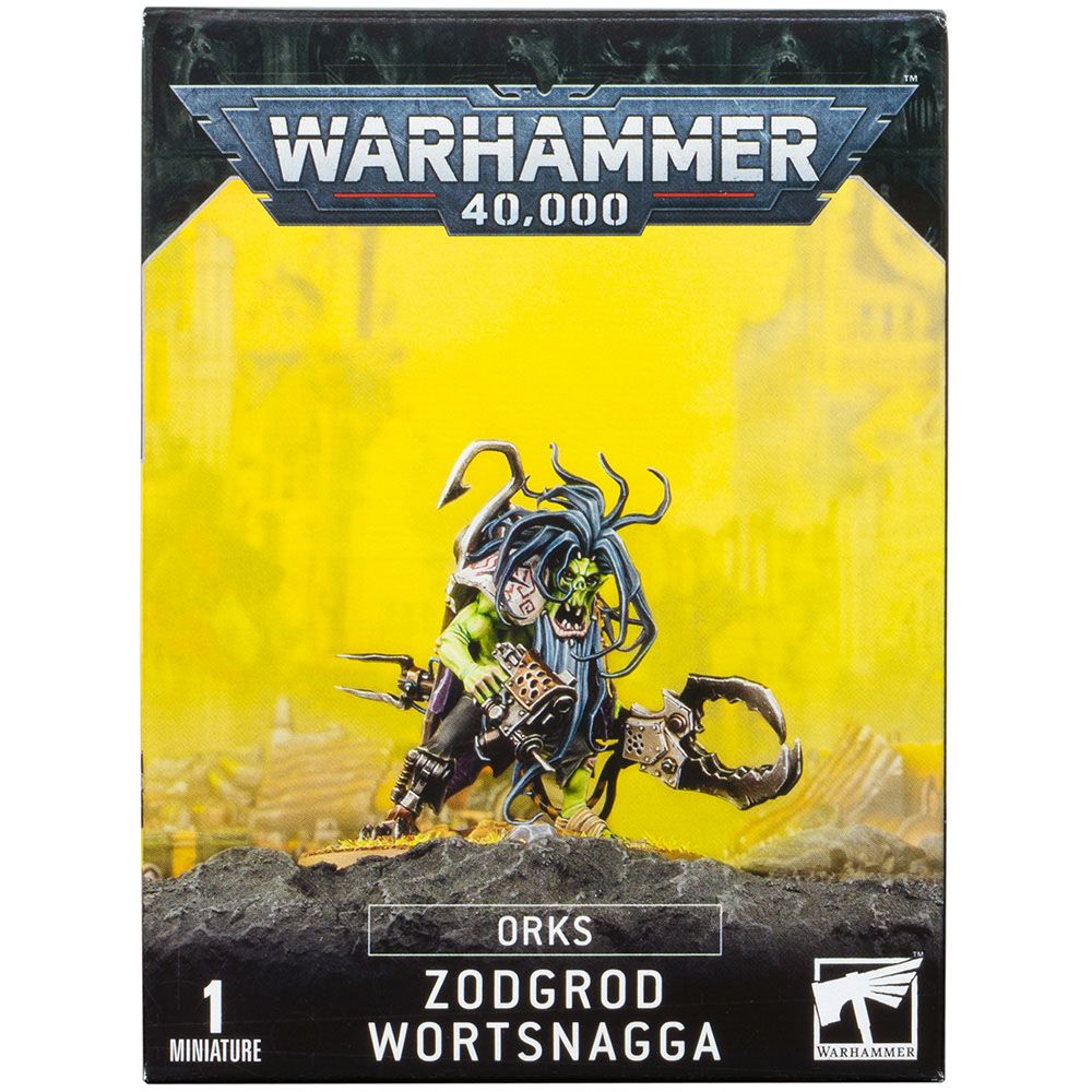 Набор миниатюр Warhammer Games Workshop Orks: Zodgrod Wortsnagga 50-50 - фото 1