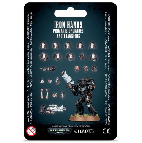 Iron Hands Primaris Upgrades and Transfers Sheets