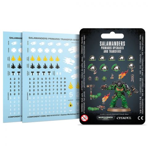 Salamanders Primaris Upgrades and Transfers Sheet