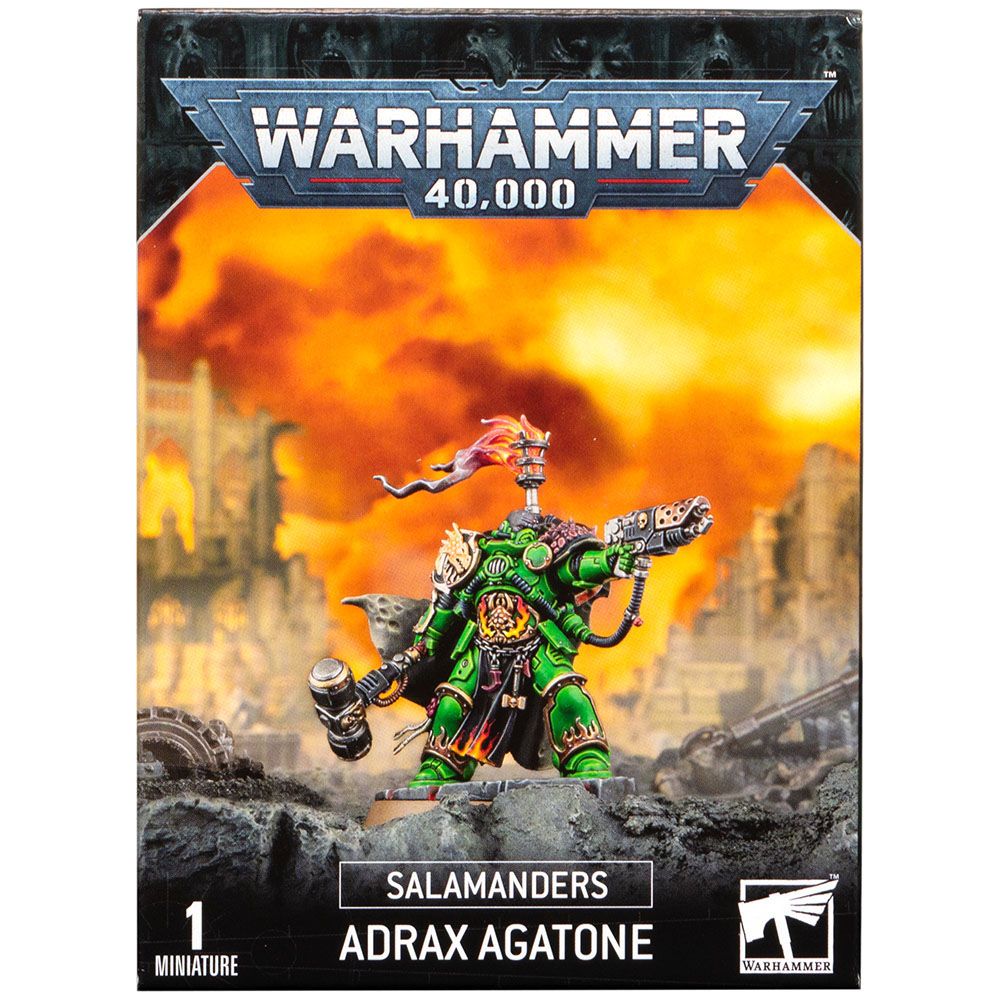 Набор миниатюр Warhammer Games Workshop Salamanders Adrax Agatone 55-17 - фото 1