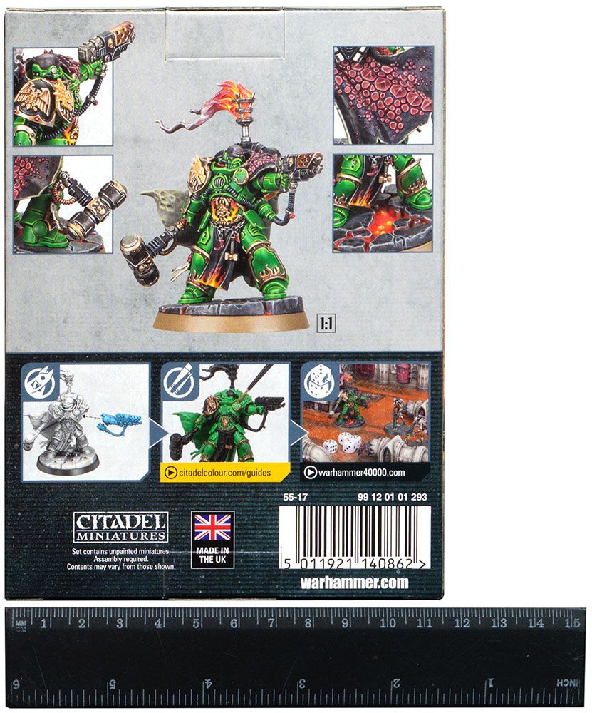 Набор миниатюр Warhammer Games Workshop Salamanders Adrax Agatone 55-17 - фото 2