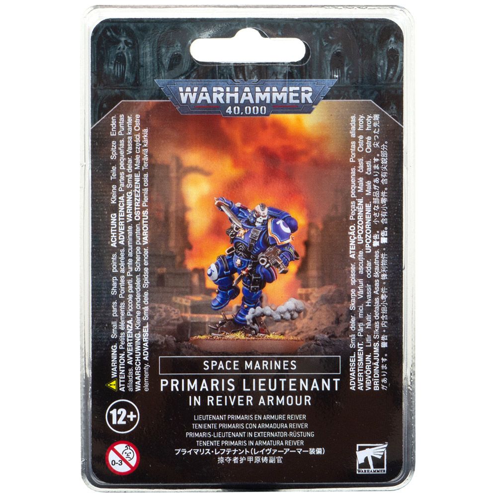 Набор миниатюр Warhammer Games Workshop Space Marines Primaris Lieutenant in Reiver Armour 48-64 - фото 1