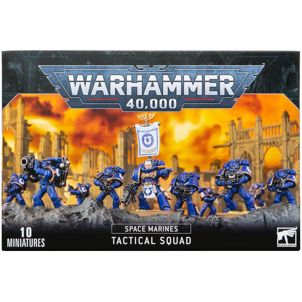 

Набор миниатюр Warhammer Games Workshop, Space Marine Tactical Squad