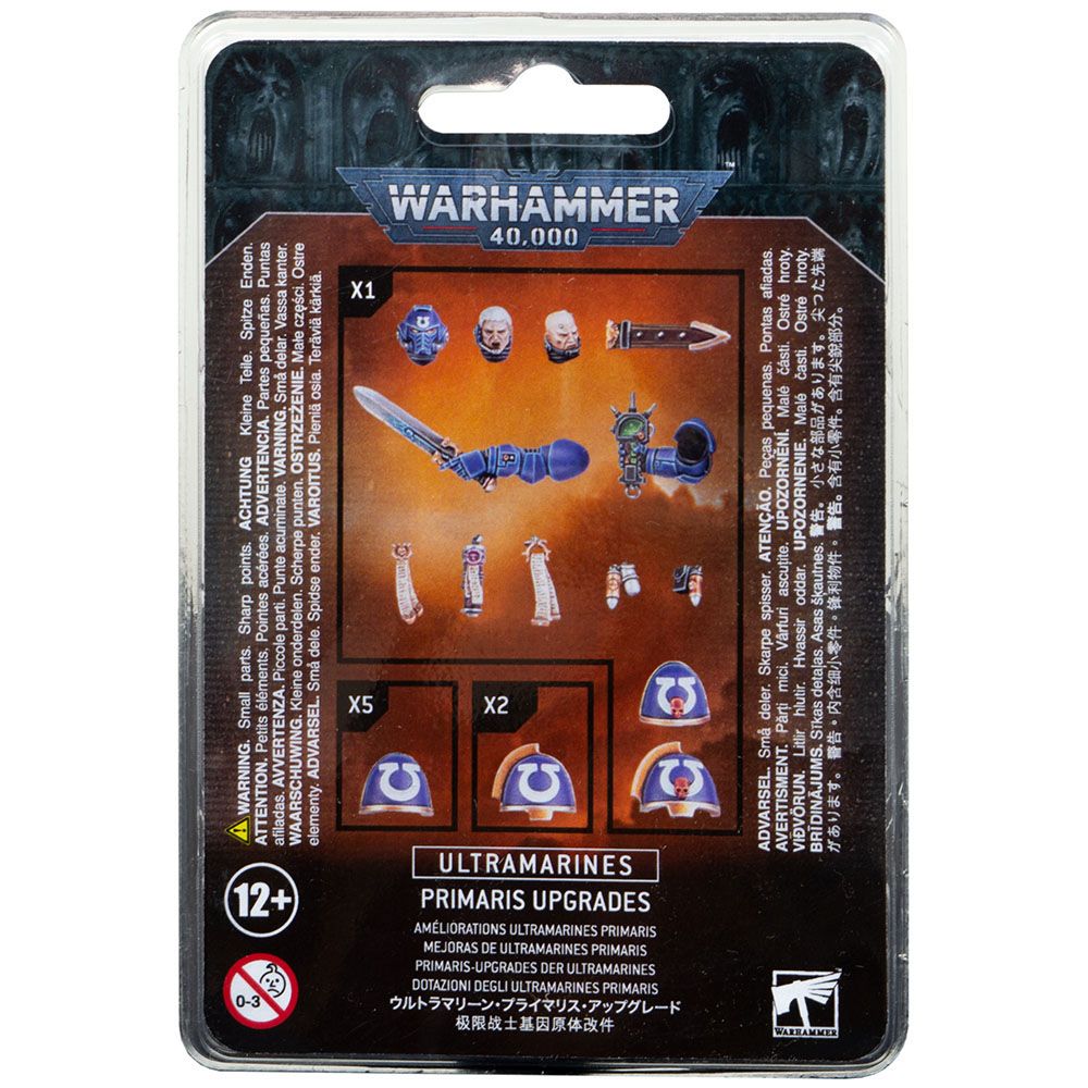 Набор миниатюр Warhammer Games Workshop Ultramarines Primaris Upgrades 55-19 - фото 1