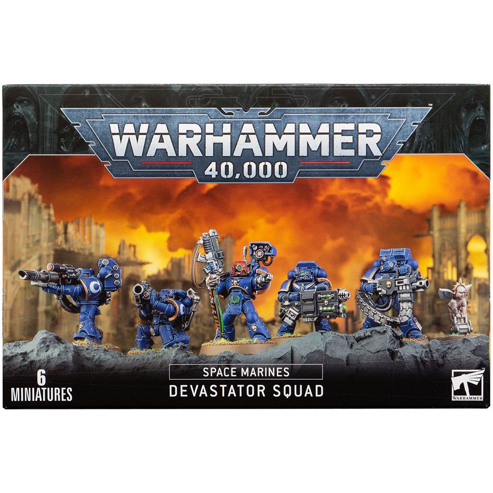 

Набор миниатюр Warhammer Games Workshop, Space Marines Devastator Squad
