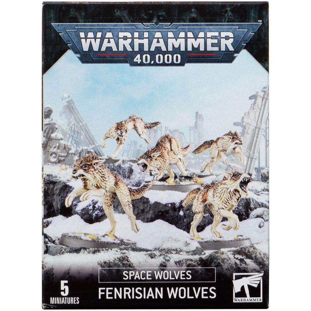 Набор миниатюр Warhammer Games Workshop Space Wolves Fenrisian Wolves 53-10 - фото 1