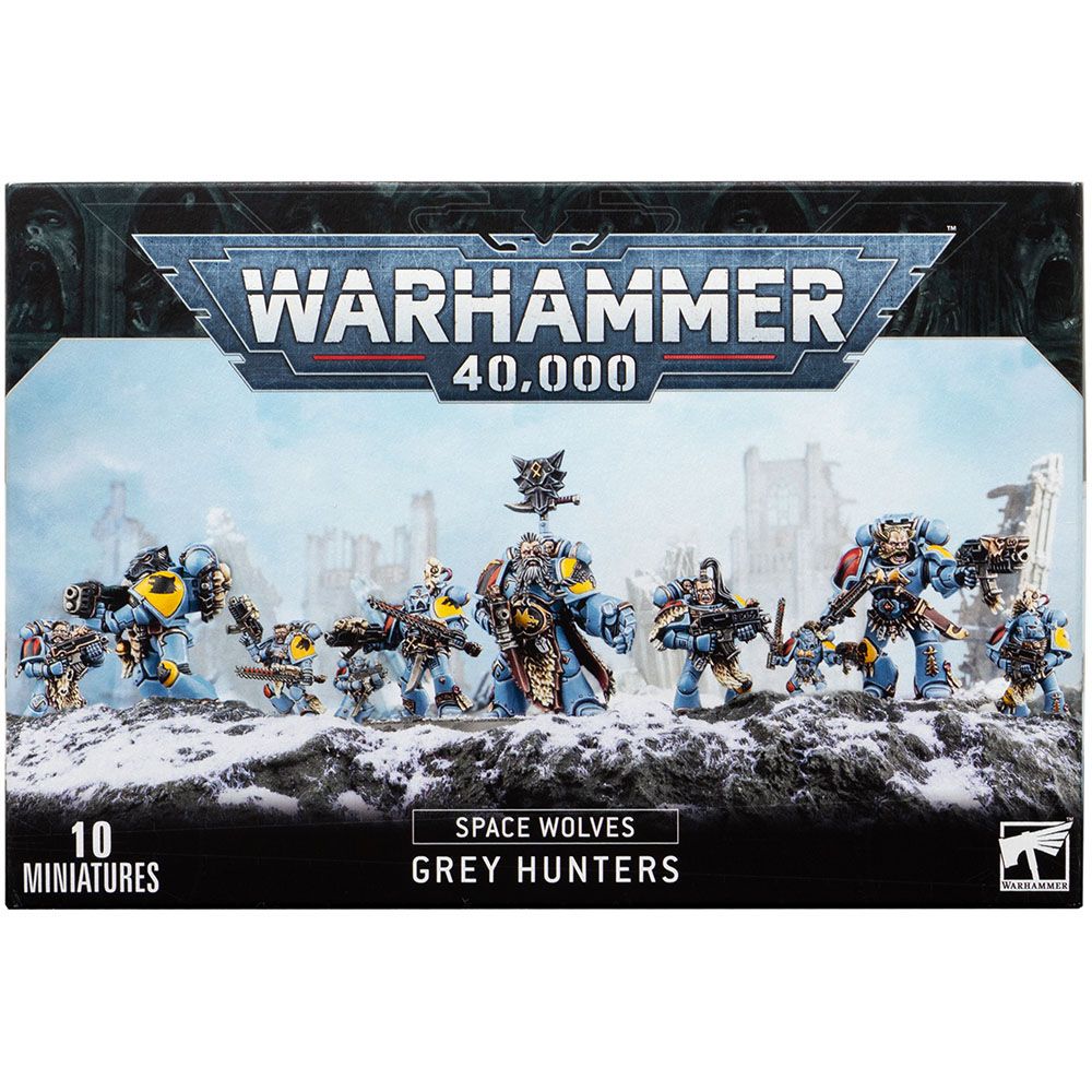 

Набор миниатюр Warhammer Games Workshop, Space Wolves Grey Hunters