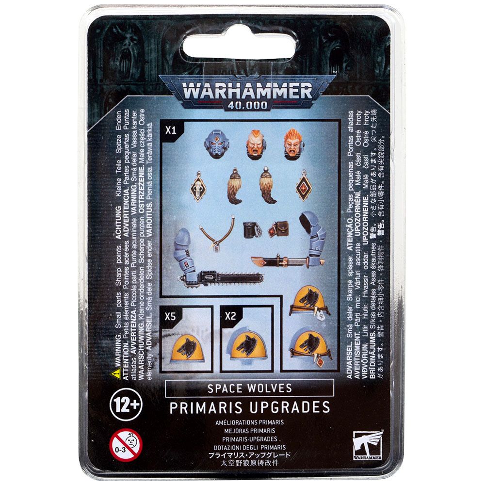 Набор миниатюр Warhammer Games Workshop Space Wolves Primaris Upgrades 53-25 - фото 1