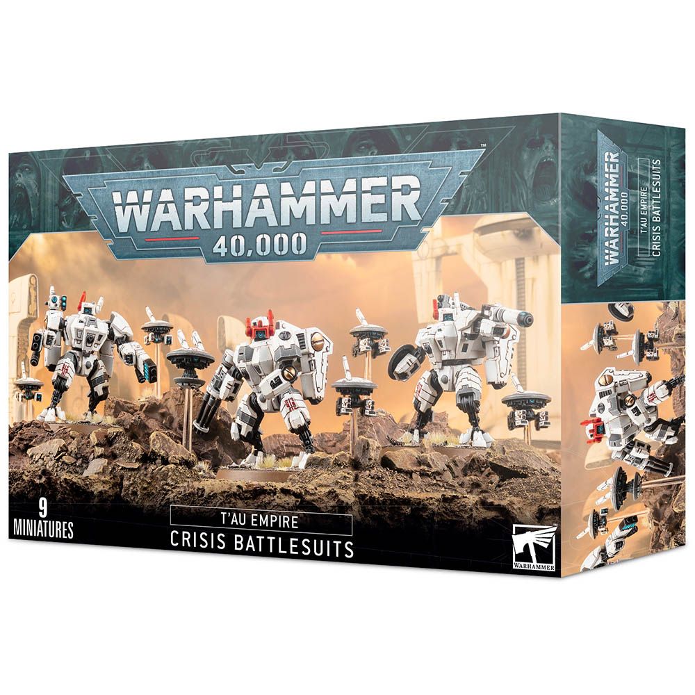 Набор миниатюр Warhammer Games Workshop T'au Empire: Crisis Battlesuits (2022) 56-07
