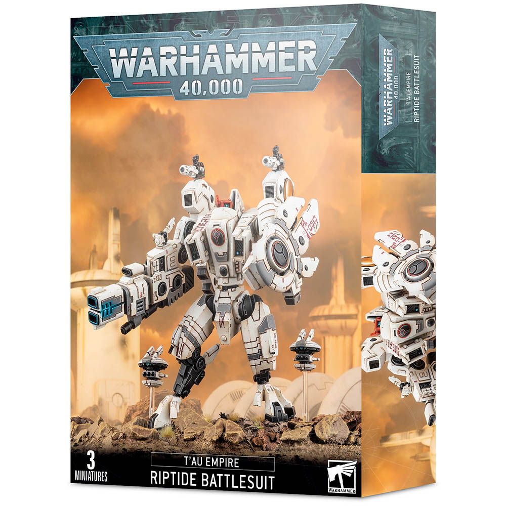 Набор миниатюр Warhammer Games Workshop T'au Empire: Riptide Battlesuit (2022) 56-13