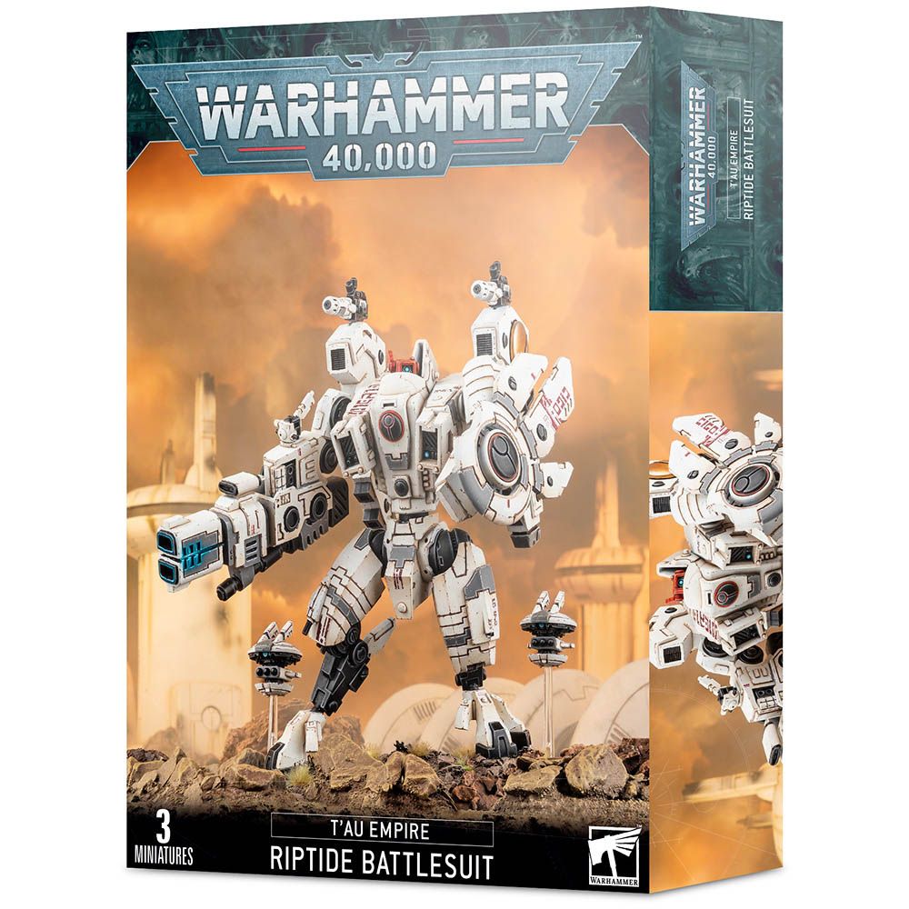 

Набор миниатюр Warhammer Games Workshop, T'au Empire: Riptide Battlesuit (2022)