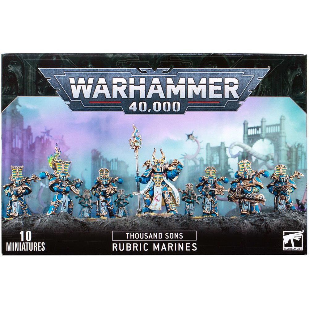 

Набор миниатюр Warhammer Games Workshop, Thousand Sons: Rubric Marines